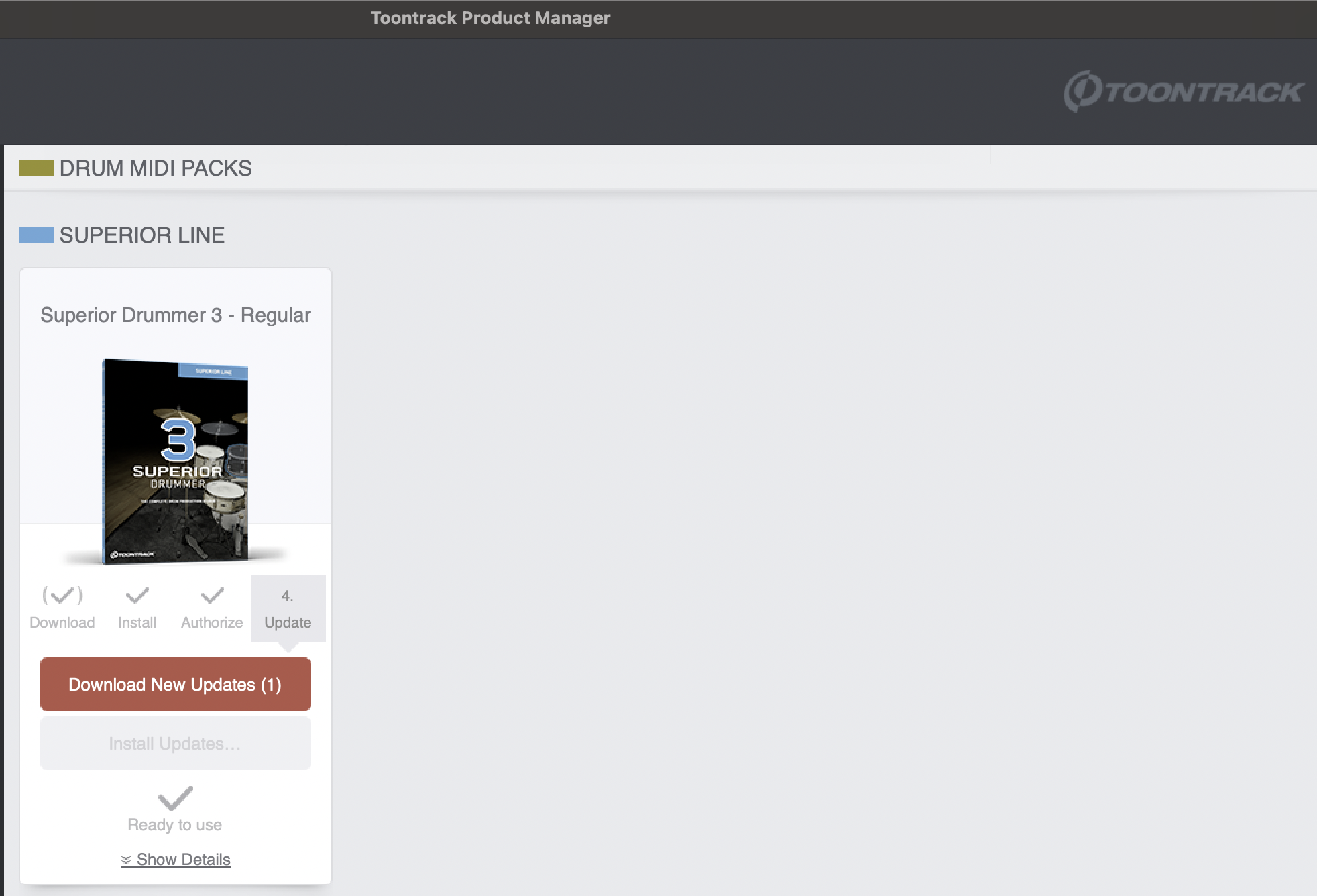 Toontrack superior drummer 3